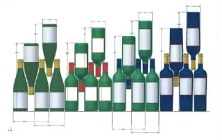 Schéma de la notice Climadiff CBU20S2B : types de bouteilles