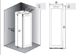 Schéma de la notice Haier HWS247FDU1 : montage du joint de porte après nettoyage